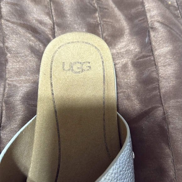 UGG Women's Silver Slide Sandals - Picture 2 of 6